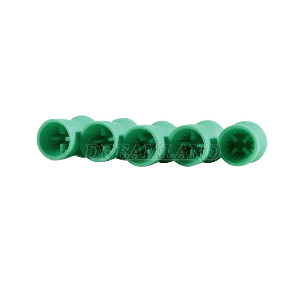 Green Dental Polishing Polisher Prophy Angle Cups Latch Type For Contra Angle
