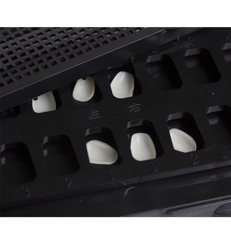 Dental Ceramic Veneers Storage Boxes Case Veneer Pretreatment Patch Box Square