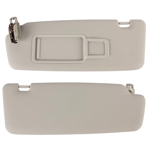 Car Sun Visor Assembly Compatible for Audi A4 A4L B8 B9 2009 Light gray-Left