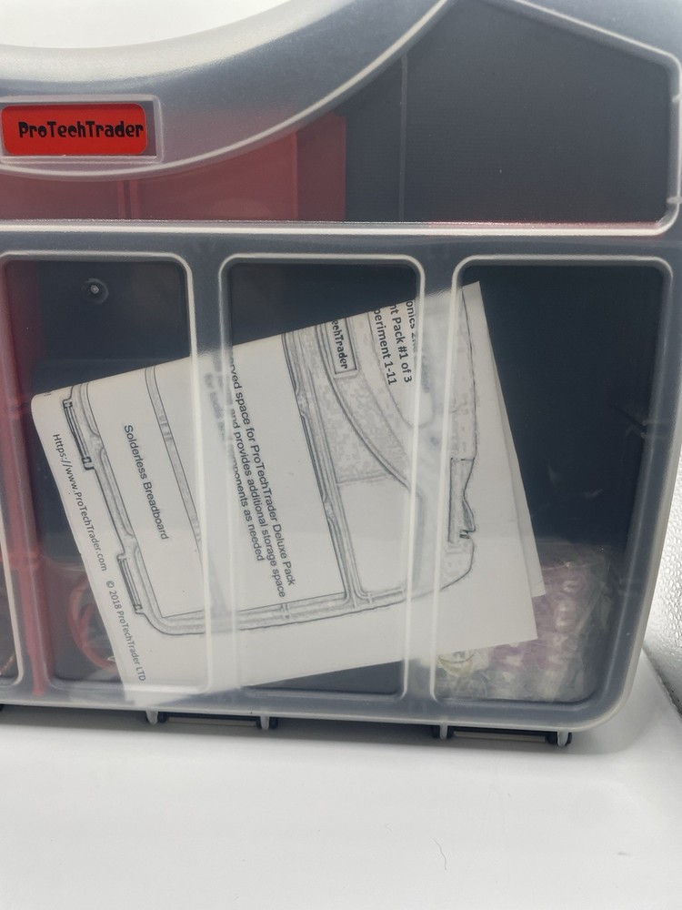 Pro Tech Trader Electronics Kit 1 Deluxe (Some Components Missing)