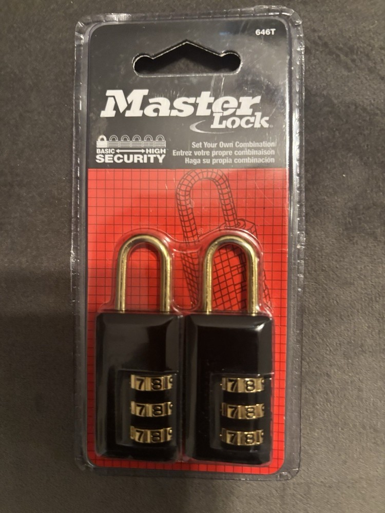 Master Lock Black Combination Lock (Sealed)