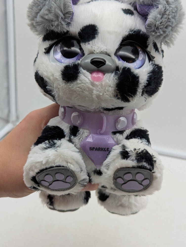 Present Pets Interactive Puppy Sparkle Dalmation! Spin Master WORKS Sparkle Pup!