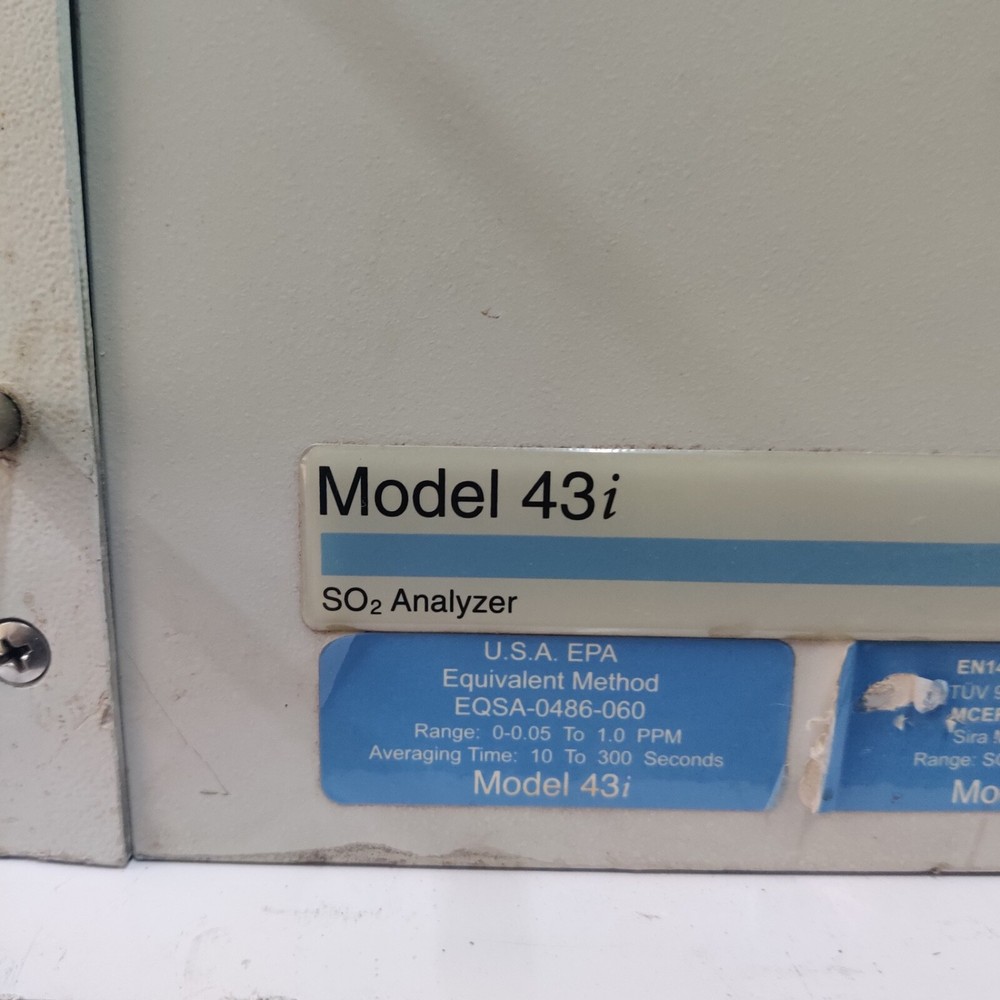 Thermo 43i (SO2) Analyzer