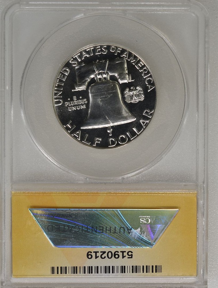 1956 Franklin Half Dollar PF 68 ANACS