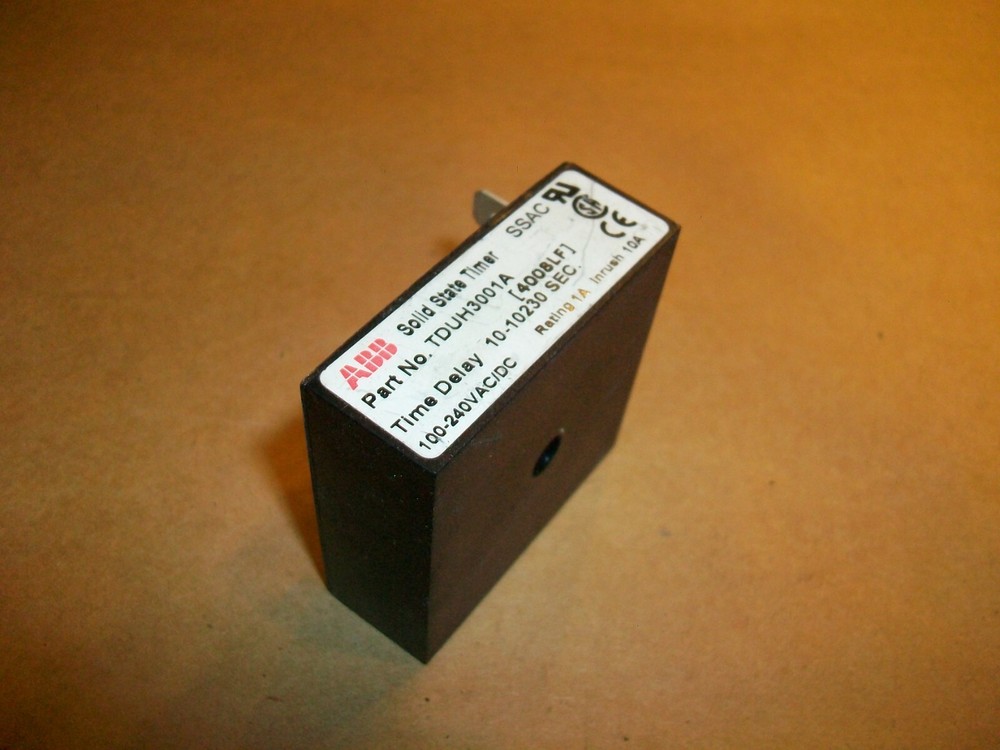 SSAC Solid State Timer TDUH3001A 10-10230 SECONDS USED