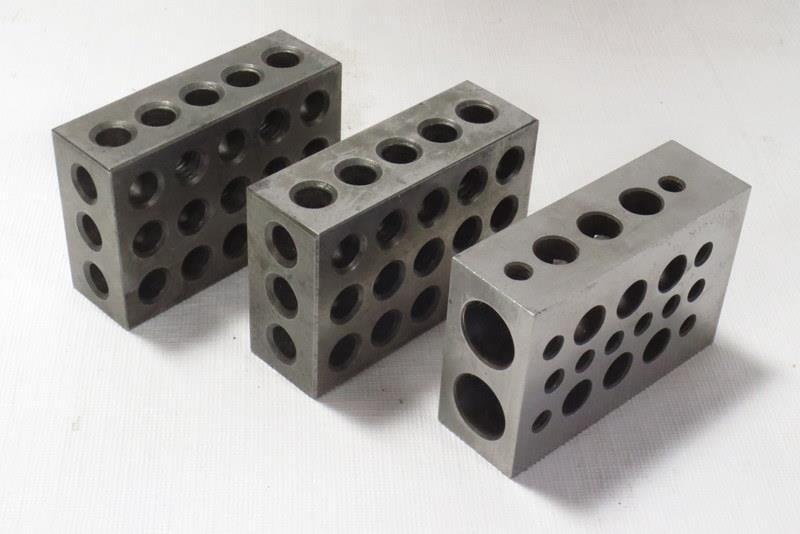 1-2-3 Blocks Matched Pair and 1 Single Block Marked J. H.