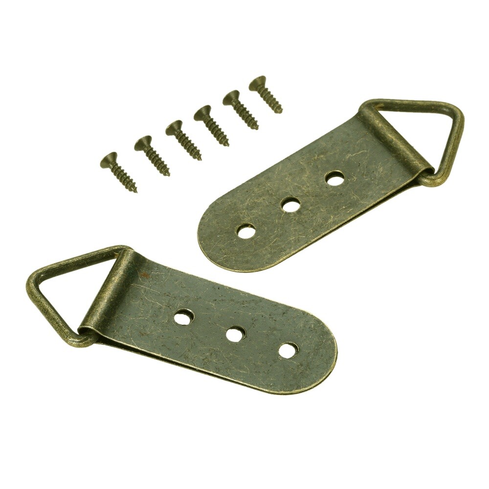 2/10/20pcs Picture Frame Hooks Triangle D-Ring Mirror Frame Hangers Home Office