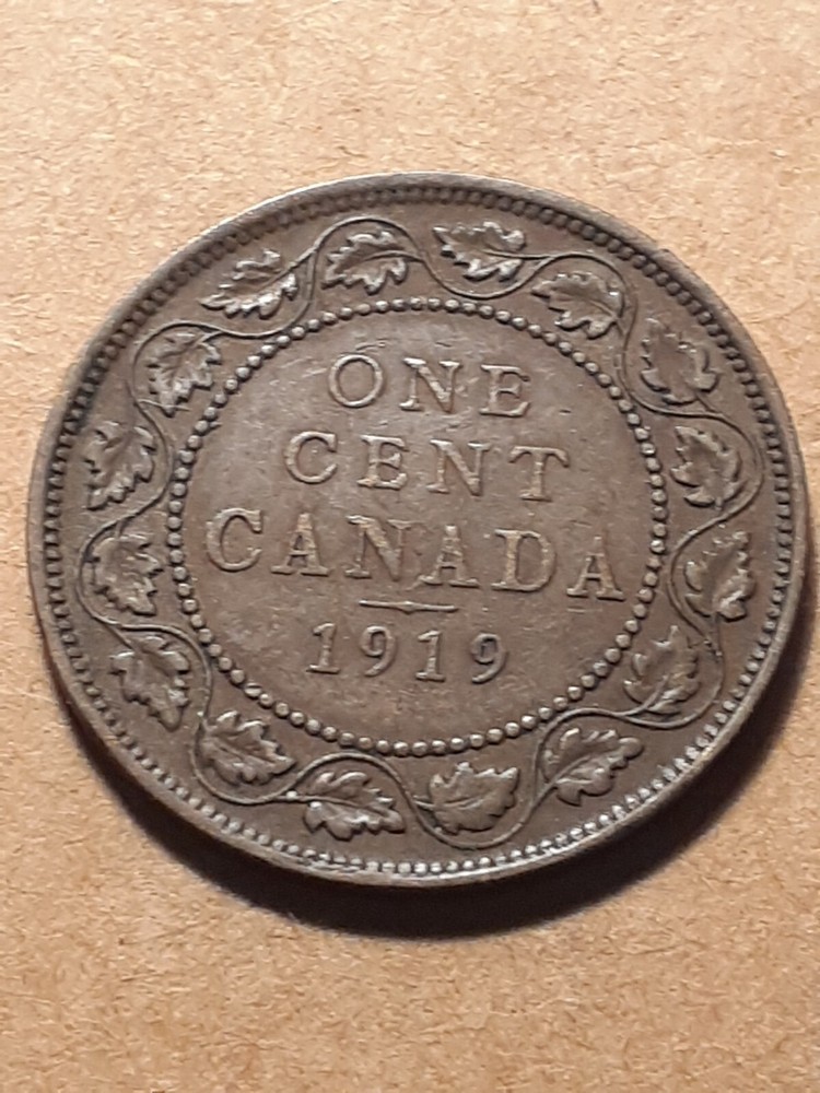 1919 ONE CENT CANADA