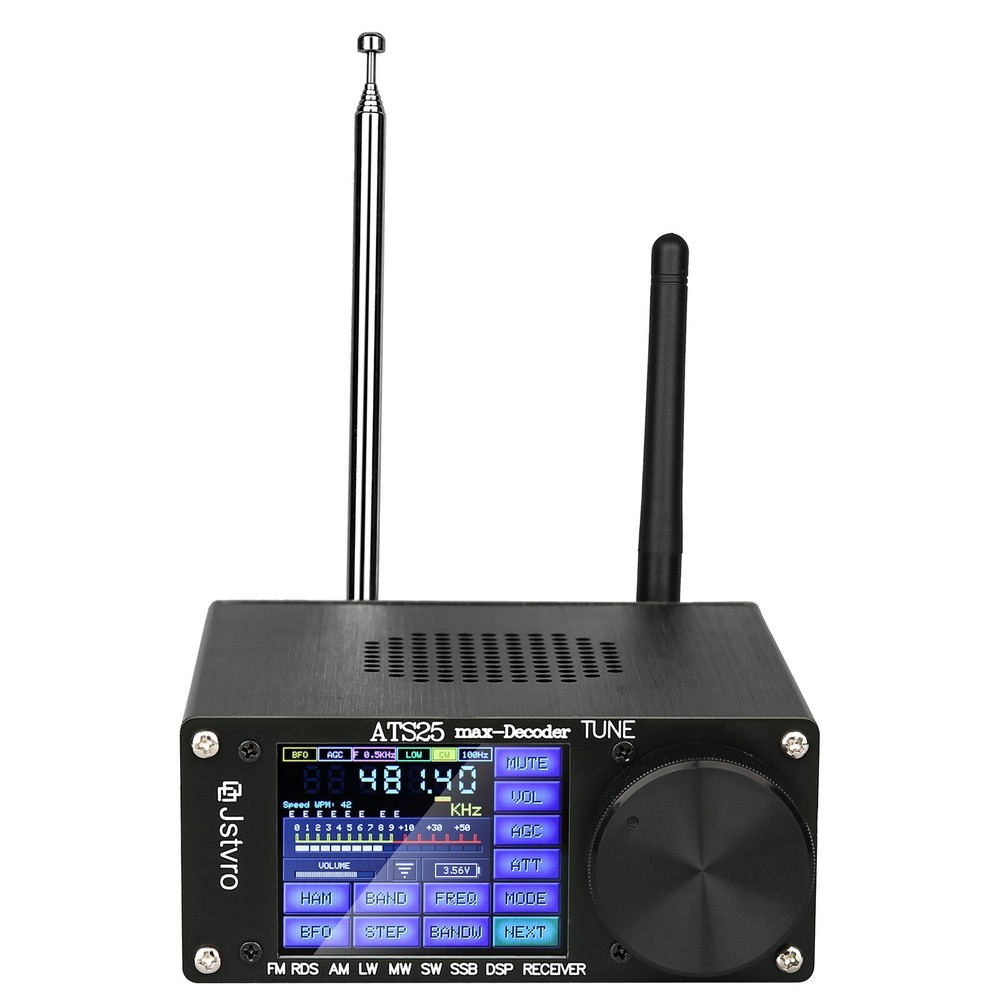 ATS-25max-Decoder Si4732 Full-Band Radio Receiver support CW RTTY FT4 FT8 LSB SW