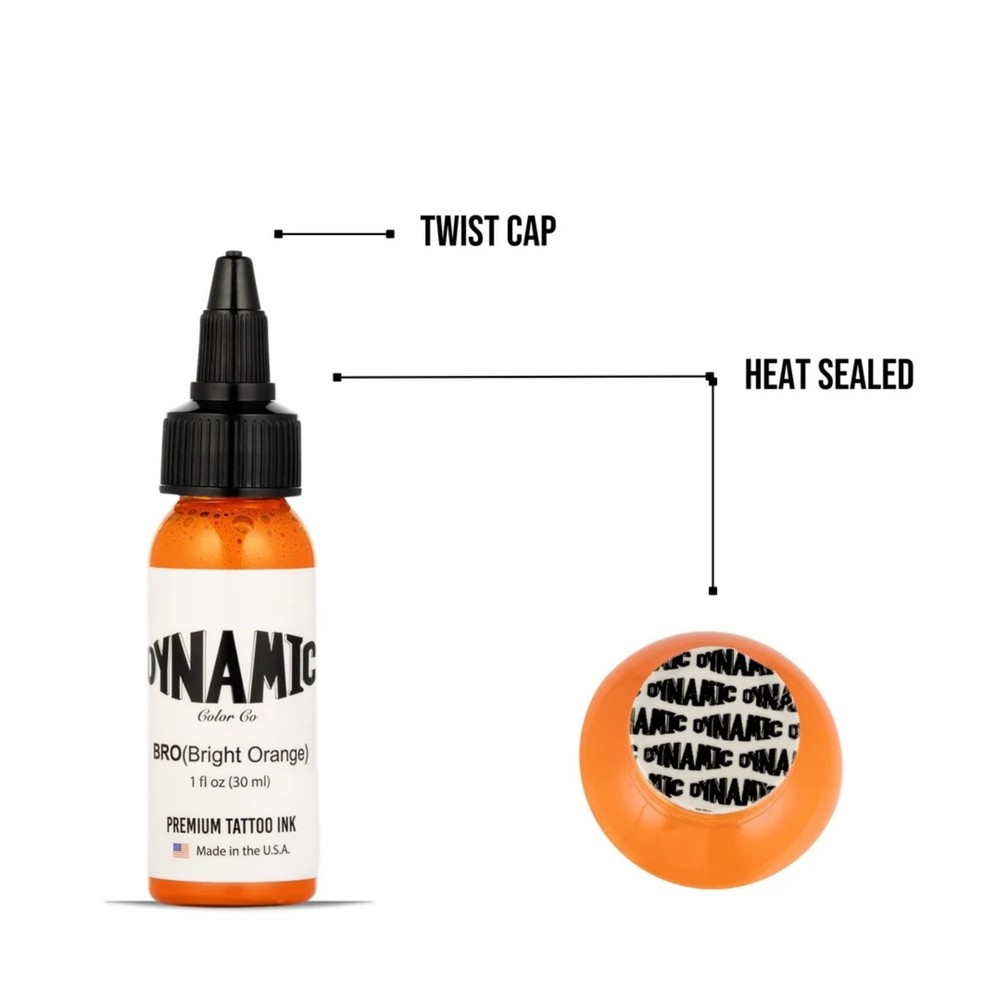 Dynamic Tattoo Ink Bright Orange