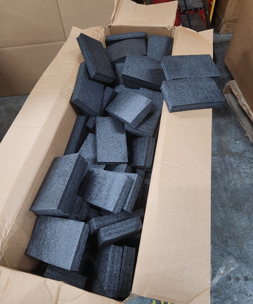 227 Pcs - Customizable Polyethylene Foam Packaging Material, 9" x 5.5" X 1.5"
