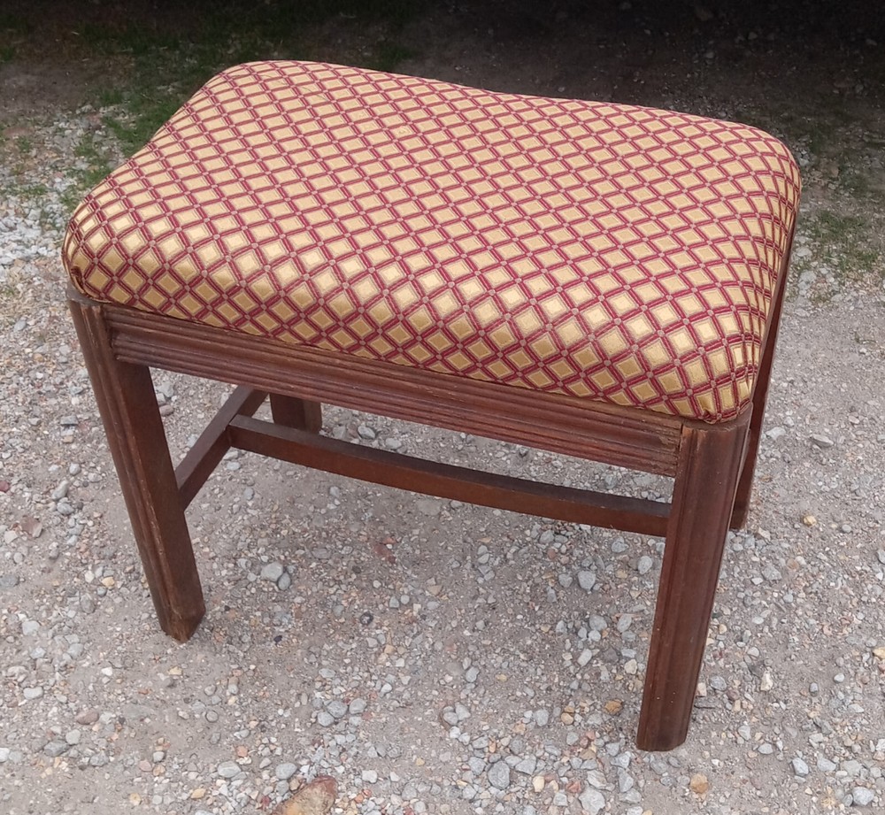 Mahogany Print Vanity Bench (VB-113)