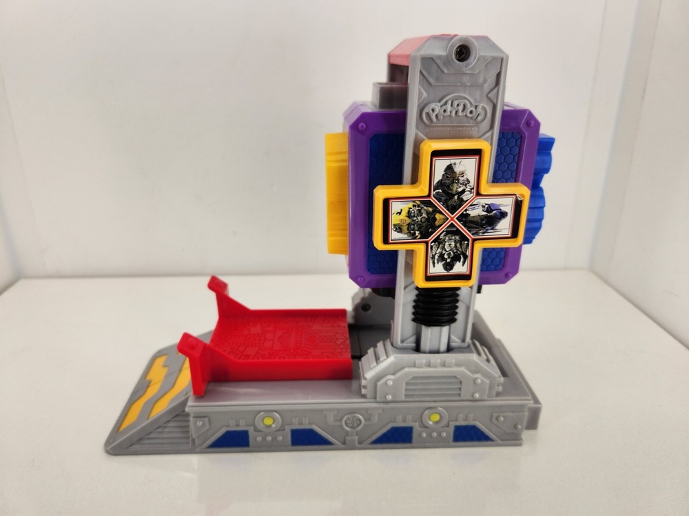 Hasbro Playdoh Transformers Autobot Workshop Incomplete Press Only Working