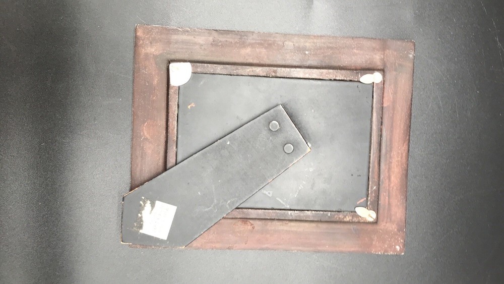 Metal Rustic Tarnished -Look Scroll Picture Frame 3.5” x 5.5” Opening