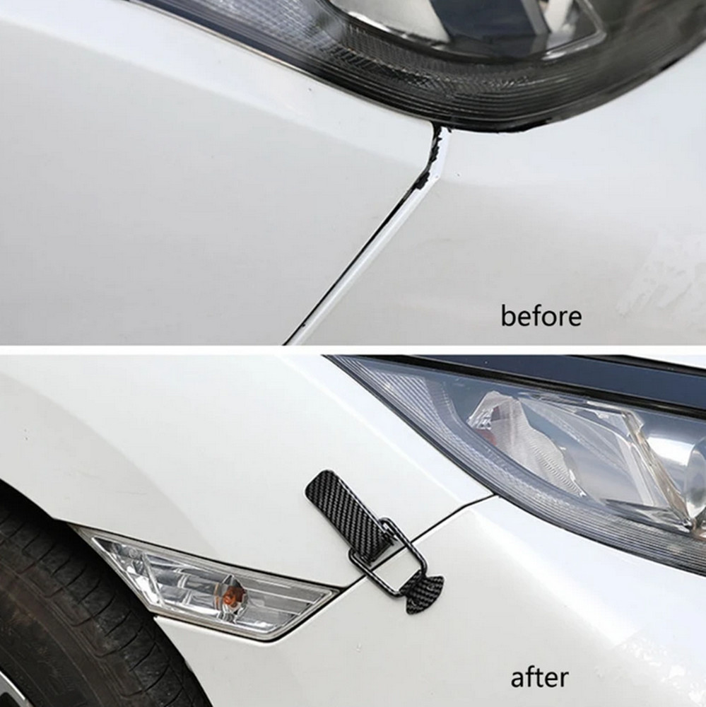 Car Quick Release Bumper Latch Push Button Trunks Bumper Lock Clips Kit 2Pcs