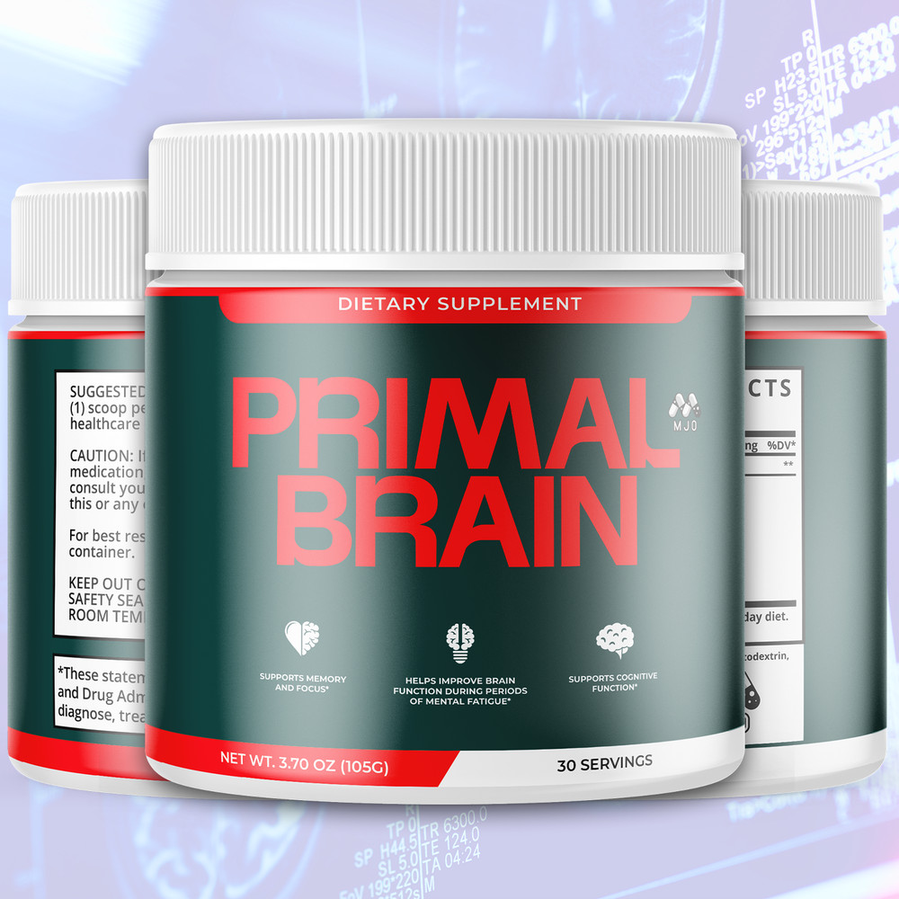 (1 Pack) Primal Brain Powder Advanced Brain Supplement PrimalBrain 30 Servings