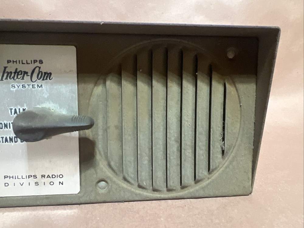 Vintage Phillips Inter-Com System Radio