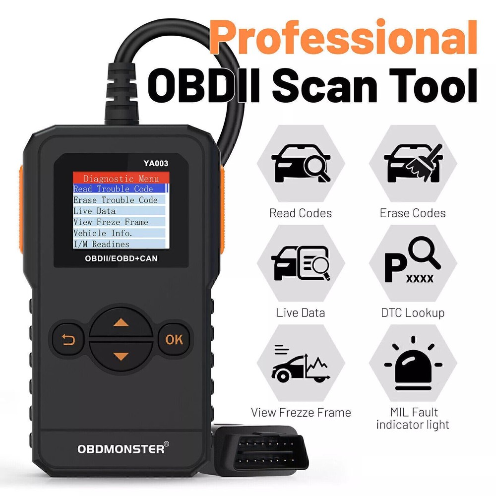 For Ford F150 F250 F350 OBD2 Scanner Diagnostic Live Data Code Reader Reset Tool