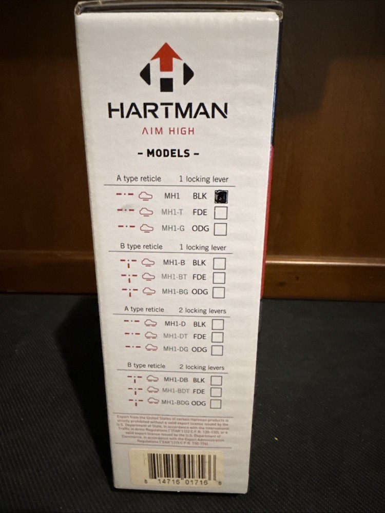HARTMAN MH-1 Red Dot Reflex Sight