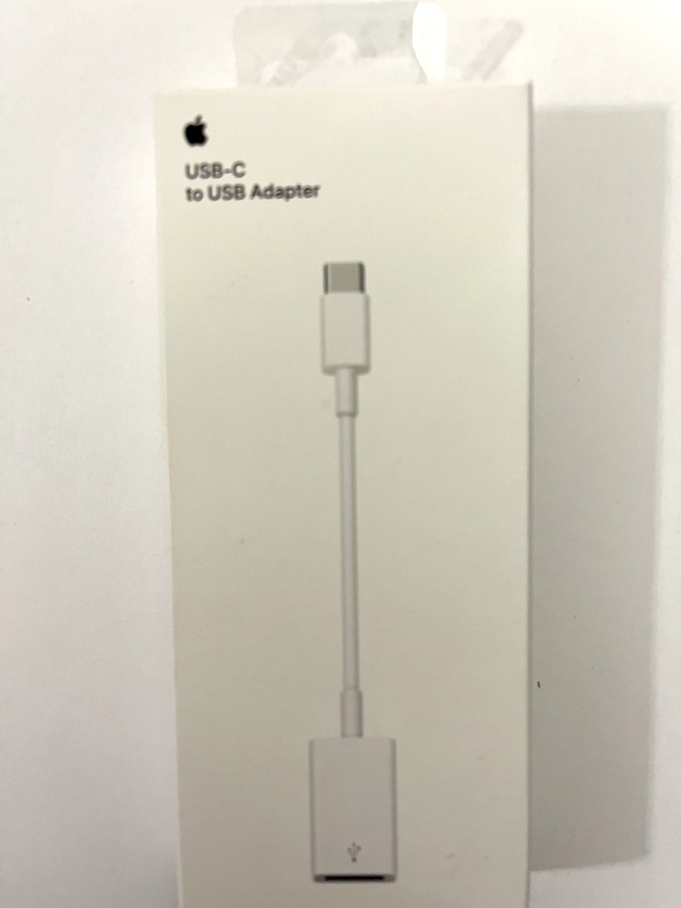 genuine Apple - USB-C-to-USB Adapter - White MJ1M2AM/A