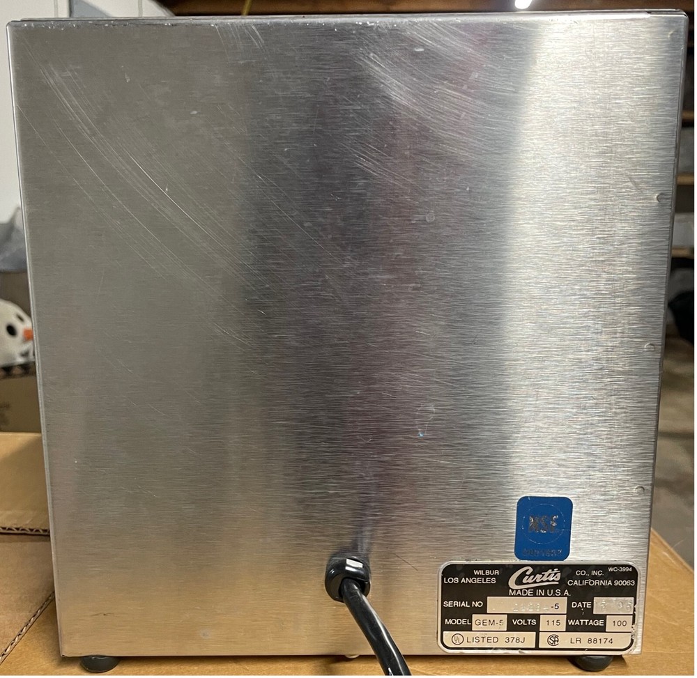 Curtis GEM-5 Coffee Satellite Warmer Stand