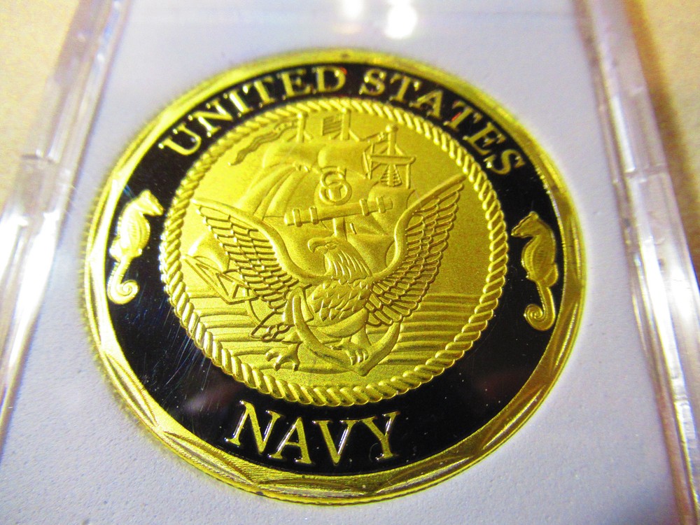 US NAVY - SHELLBACK - CROSSING THE LINE Challenge Coin