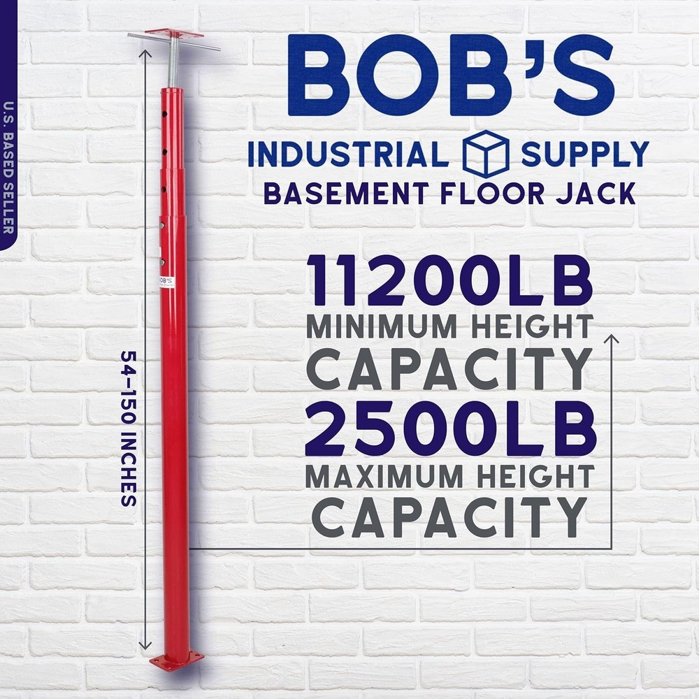 Adjustable Screw Pole Jack for Basement Ceiling Leveling and Floor Lifting Needs