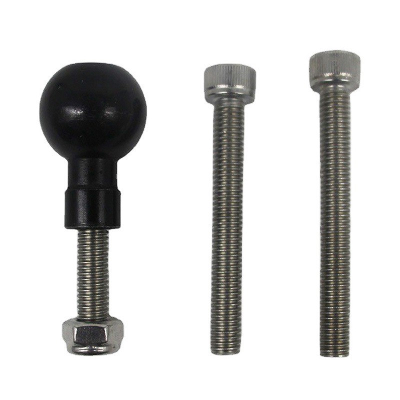 Motorcycle handlebar installation base, phone holder, fixed ball head