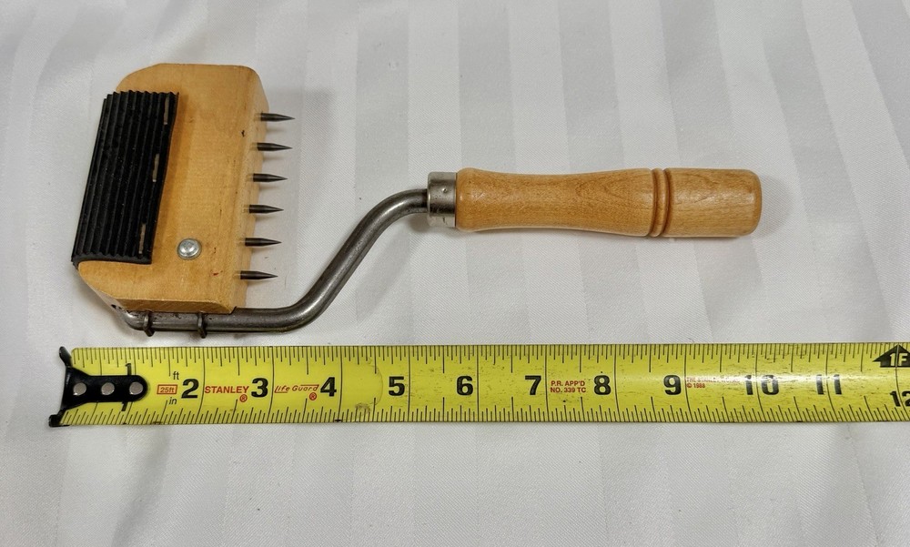 Gooseneck Webbing Stretcher Upholstery Pulling Tool VINTAGE never used