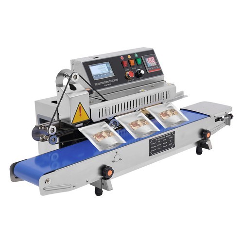 PM-18 Automatic Inkjet Printing Continuous Sealing Machine Package Sealer 750 W