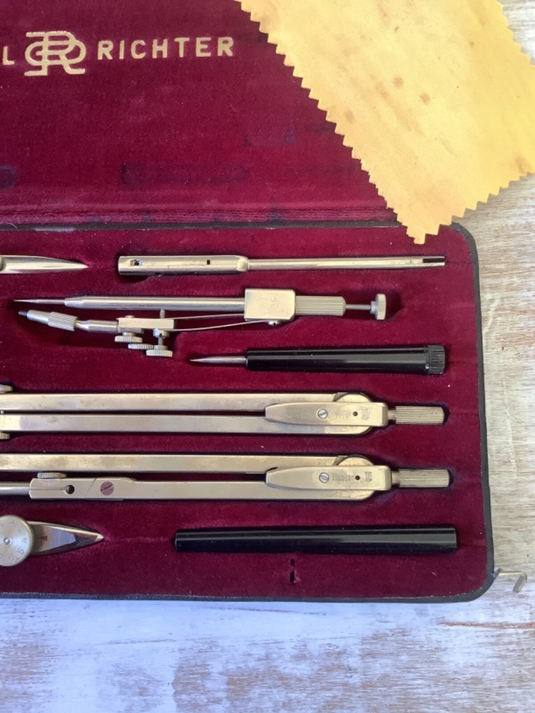 Richter & Co Kopernikus VII Mechanical Drafting Drawing Set Tool nice condition