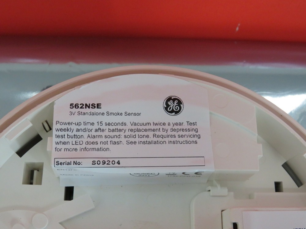 GE SECURITY ARITECH 562NSE 3V STANDALONE SMOKE SENSOR
