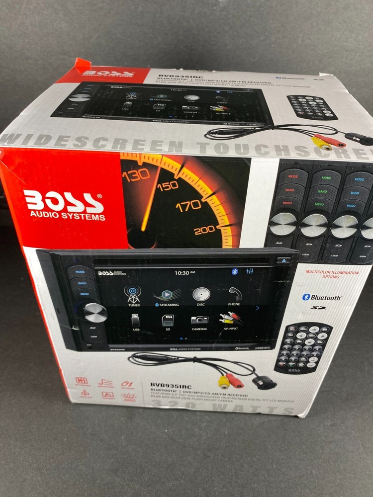 BOSS Audio Systems BVB9351RC 6.2” Touchscreen Car CD DVD Player, No Remote