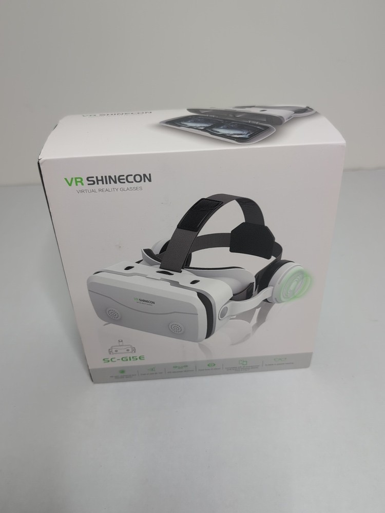 VR Shinecon Virtual Reality Glasses White SC-GI5E