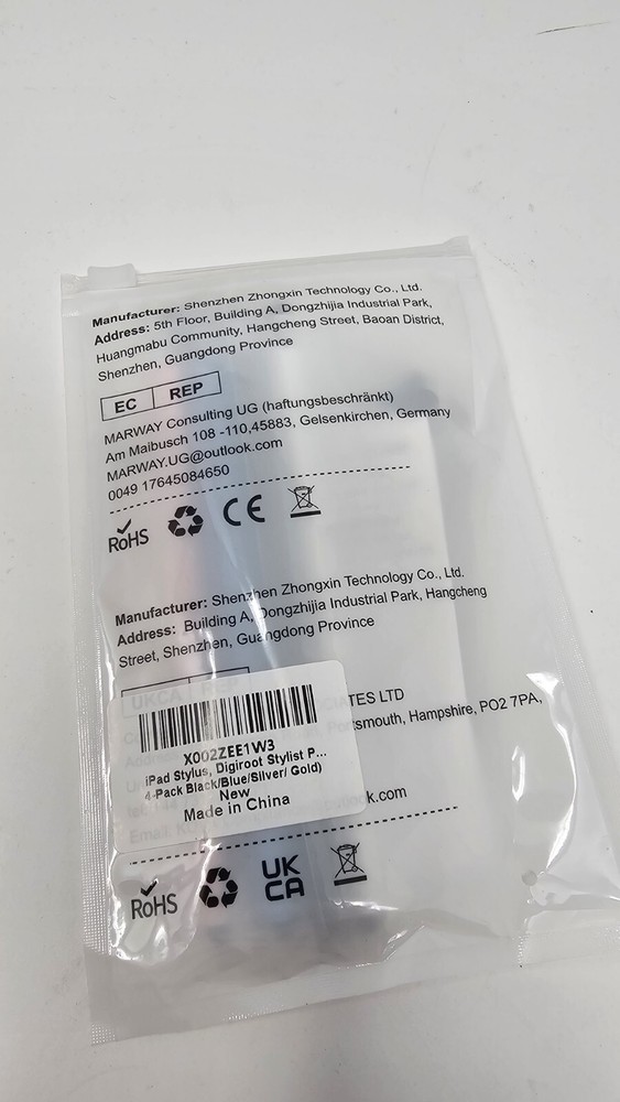 4 Pack Digiroot Capacitive Stylus Pen For Touchscreen