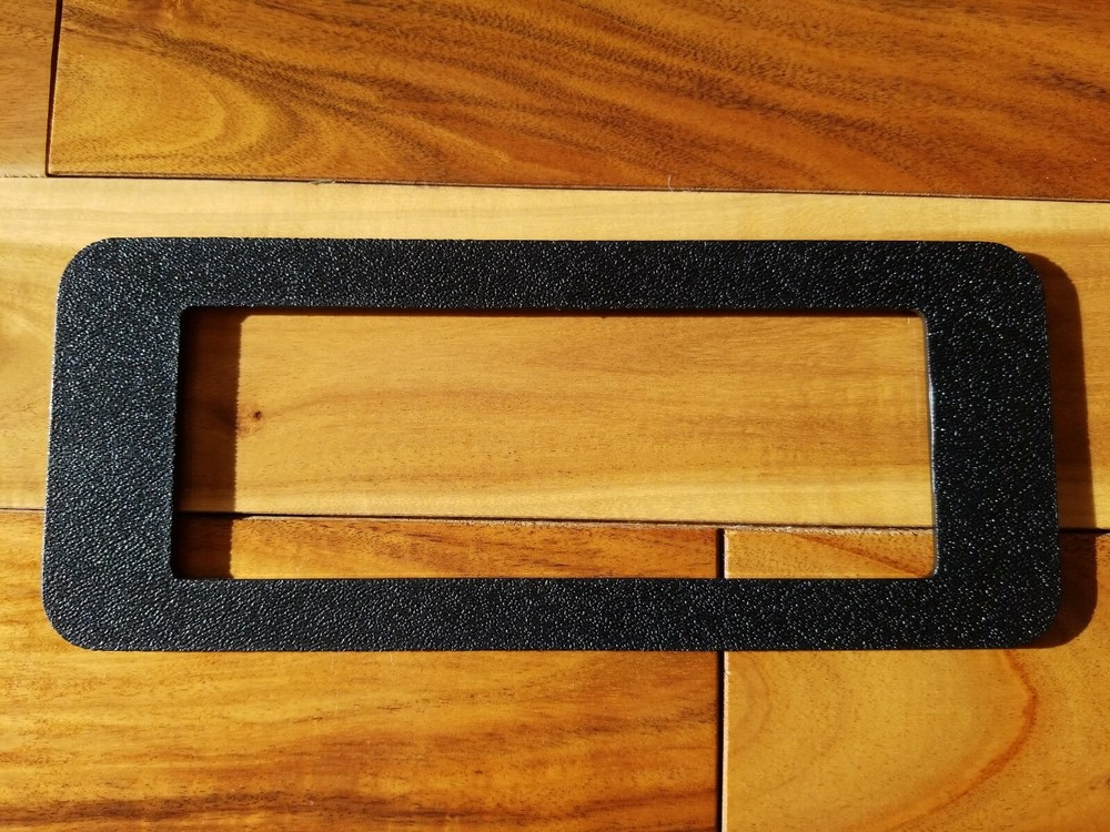 Topside Cover Adapter Plate Black with Adhesive Backing