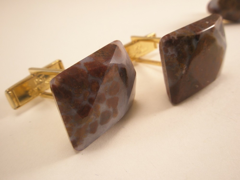 Jasper Vintage Cuff Links & Tie Bar Clip set