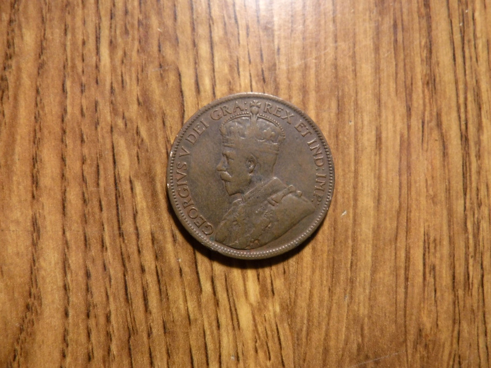 CANADA 1917 LARGE CENT COIN (T664)