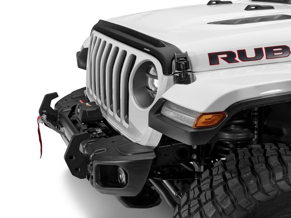 For Jeep Gladiator 2020-2025 Husky Aeroskin II Matte Black Hood Shield