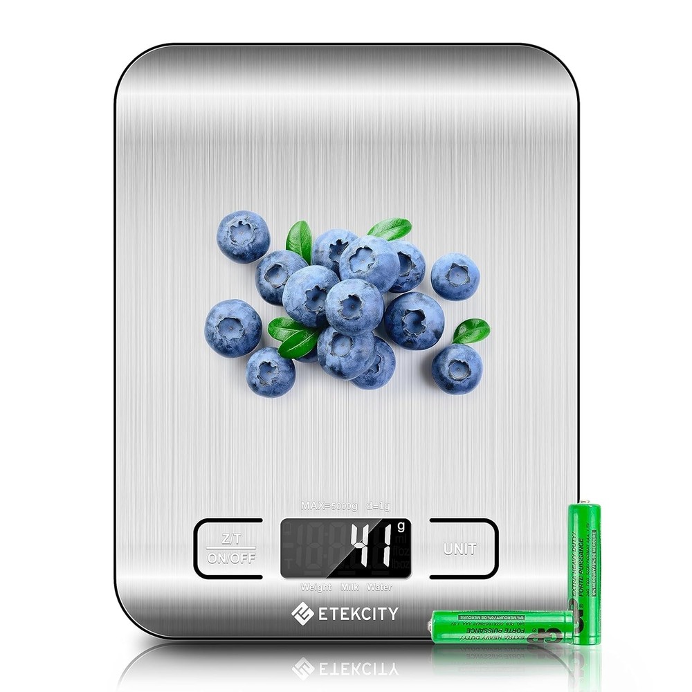 Food Scale, 11lb Kitchen Scale LCD Display, 5 Units Tare Function