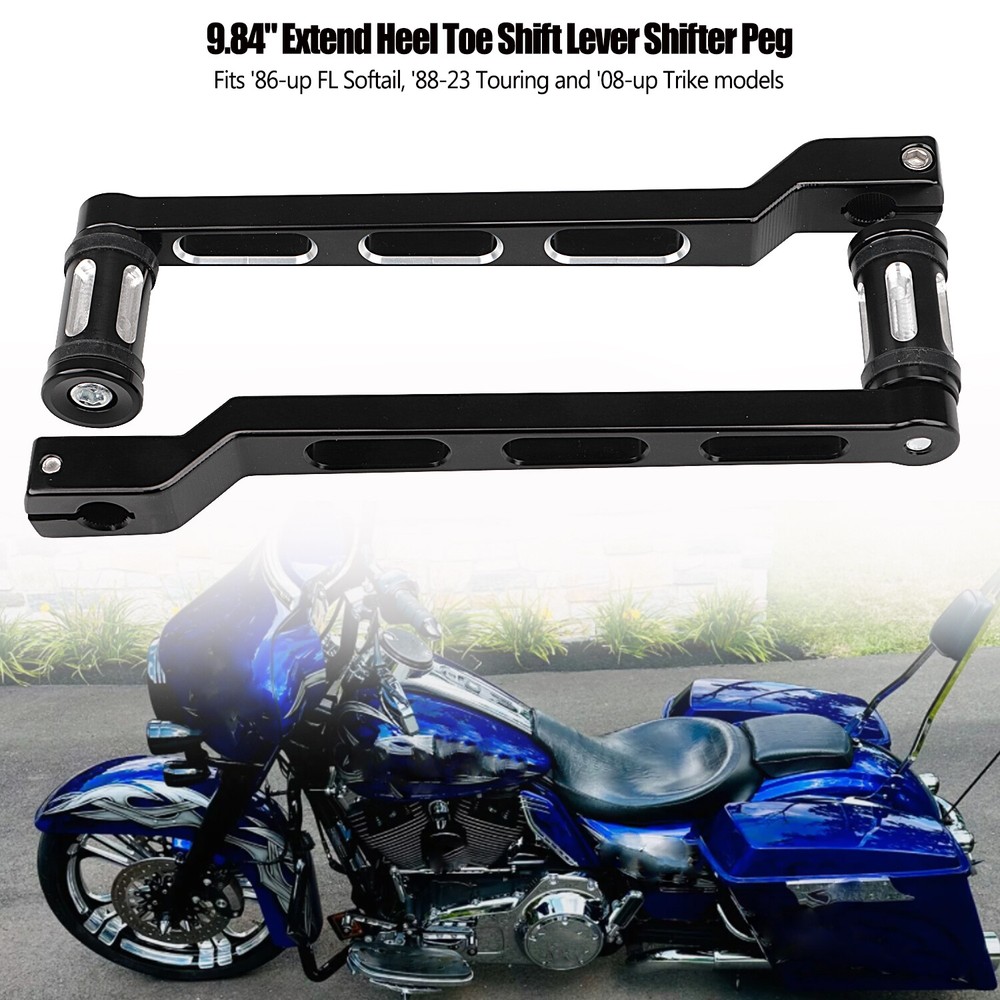 Extend Heel Toe Shift Lever Peg For Harley Road Electra Glide FLHTC FLHTK FLHTCU
