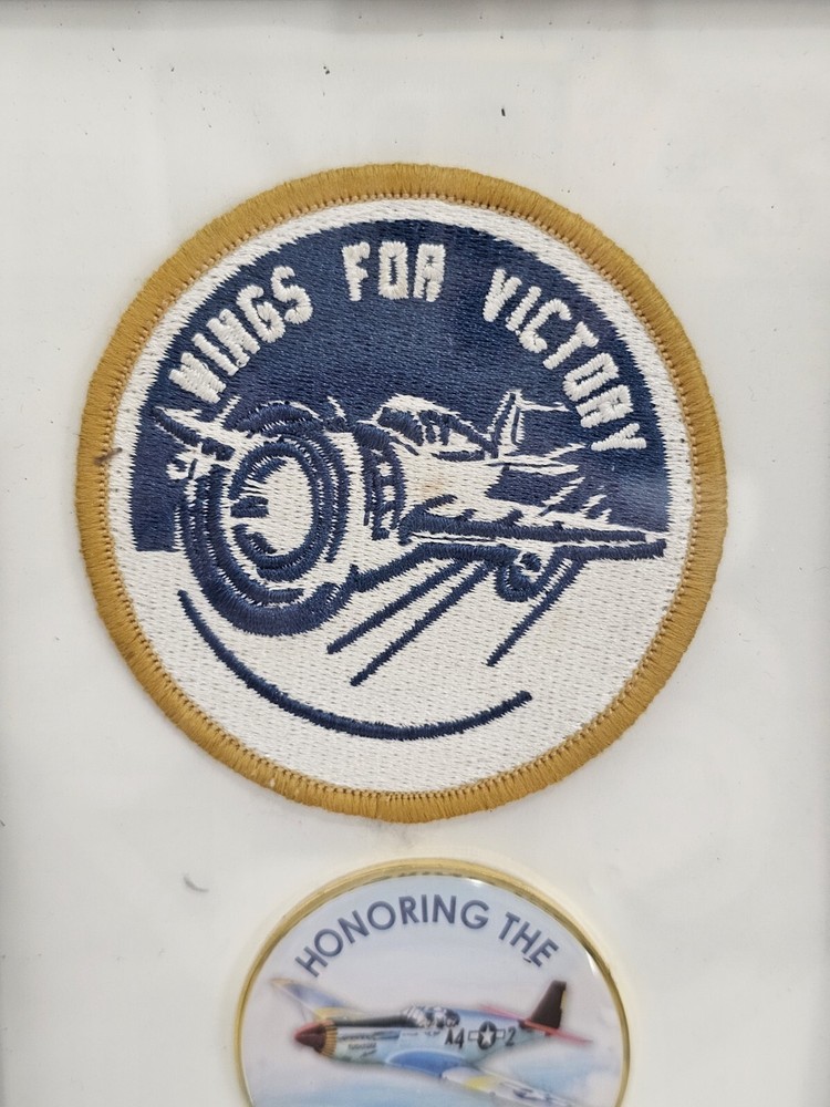 Framed Miltary Patch And Emblem CL