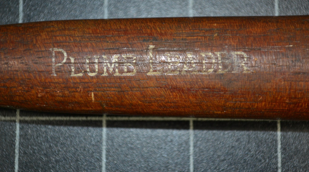 PLUMB LEADER - 3# - ENGINEERS HAMMER - DOUBLE FACED - MARKED HANDLE - ORIGINAL
