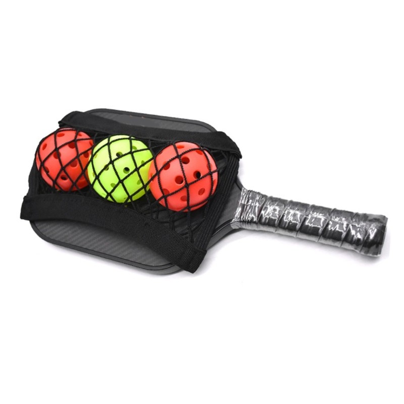 Sports Functional Pickleballs Gear Storage Net Bag Secure and Quick Access