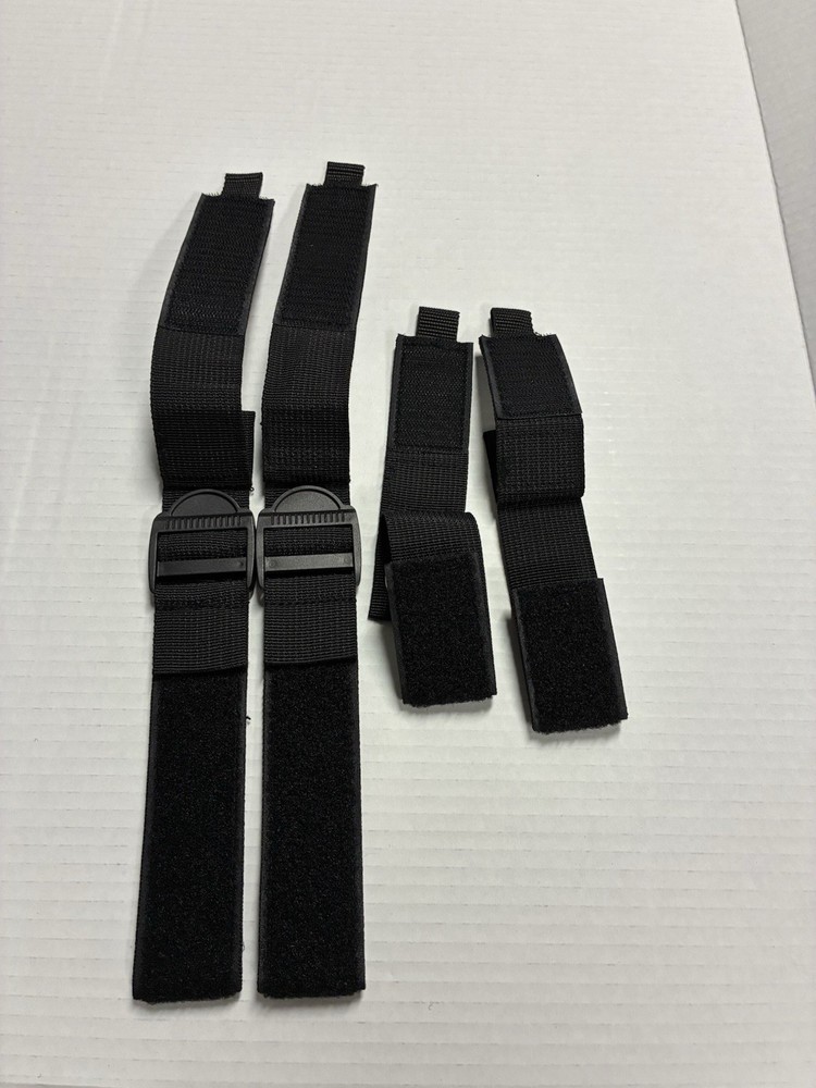 Adjustable Heavy Duty 4 Pack Black