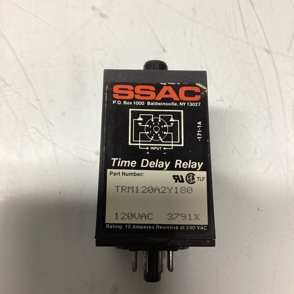 SSAC TRM120A2Y180 time delay relay S-927