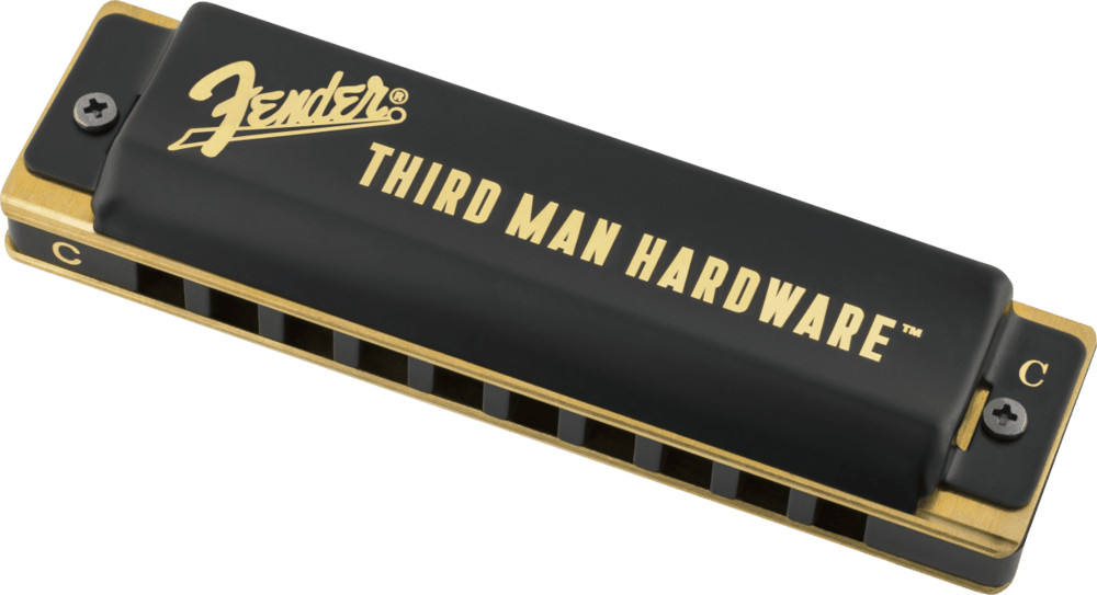 Genuine Fender x Third Man Hardware Harmonica, Black, C