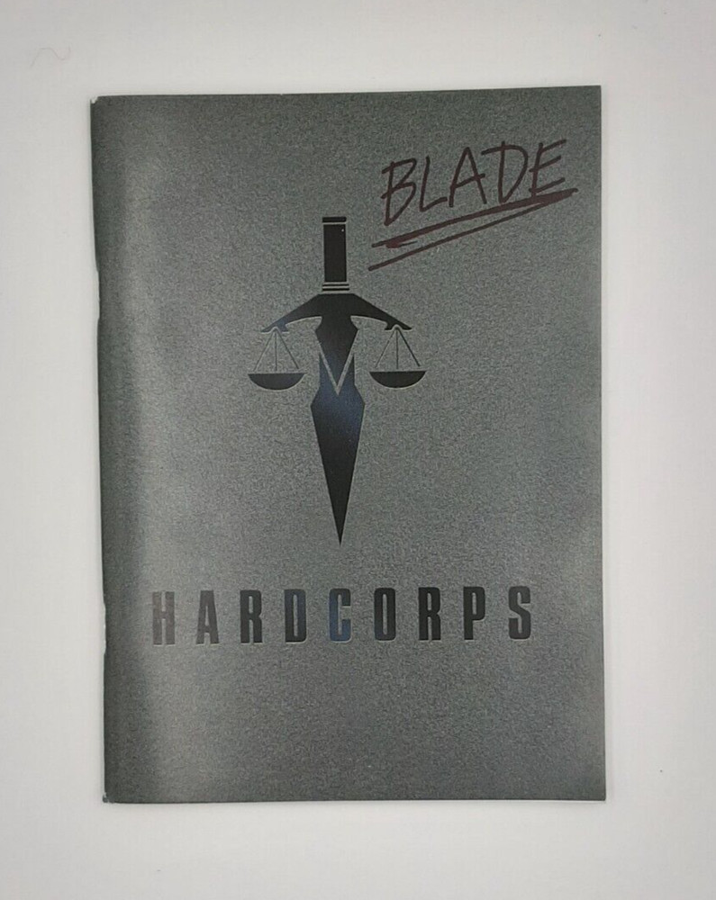 Blade Hard Corps PC Manual Only Activision--VERY GOOD