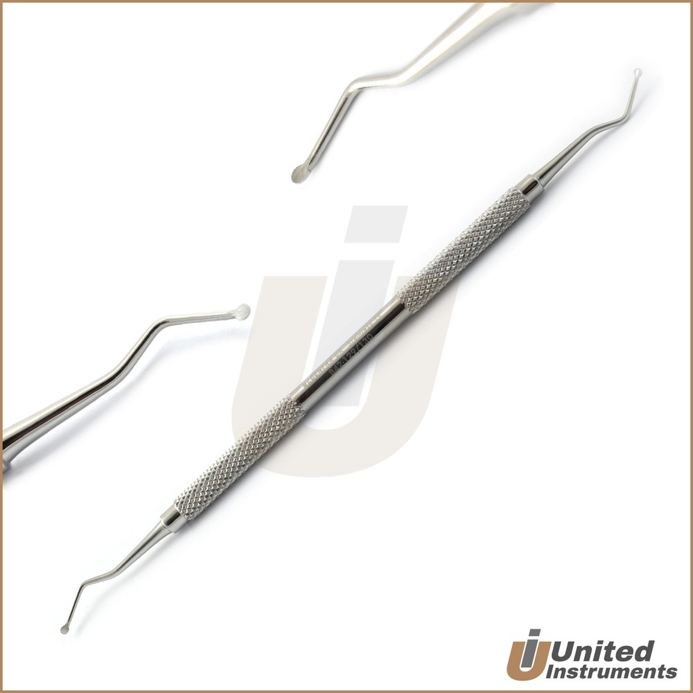 3Pcs Endodontic Spoon Excavators Composite Cavity Carious Double End Instruments