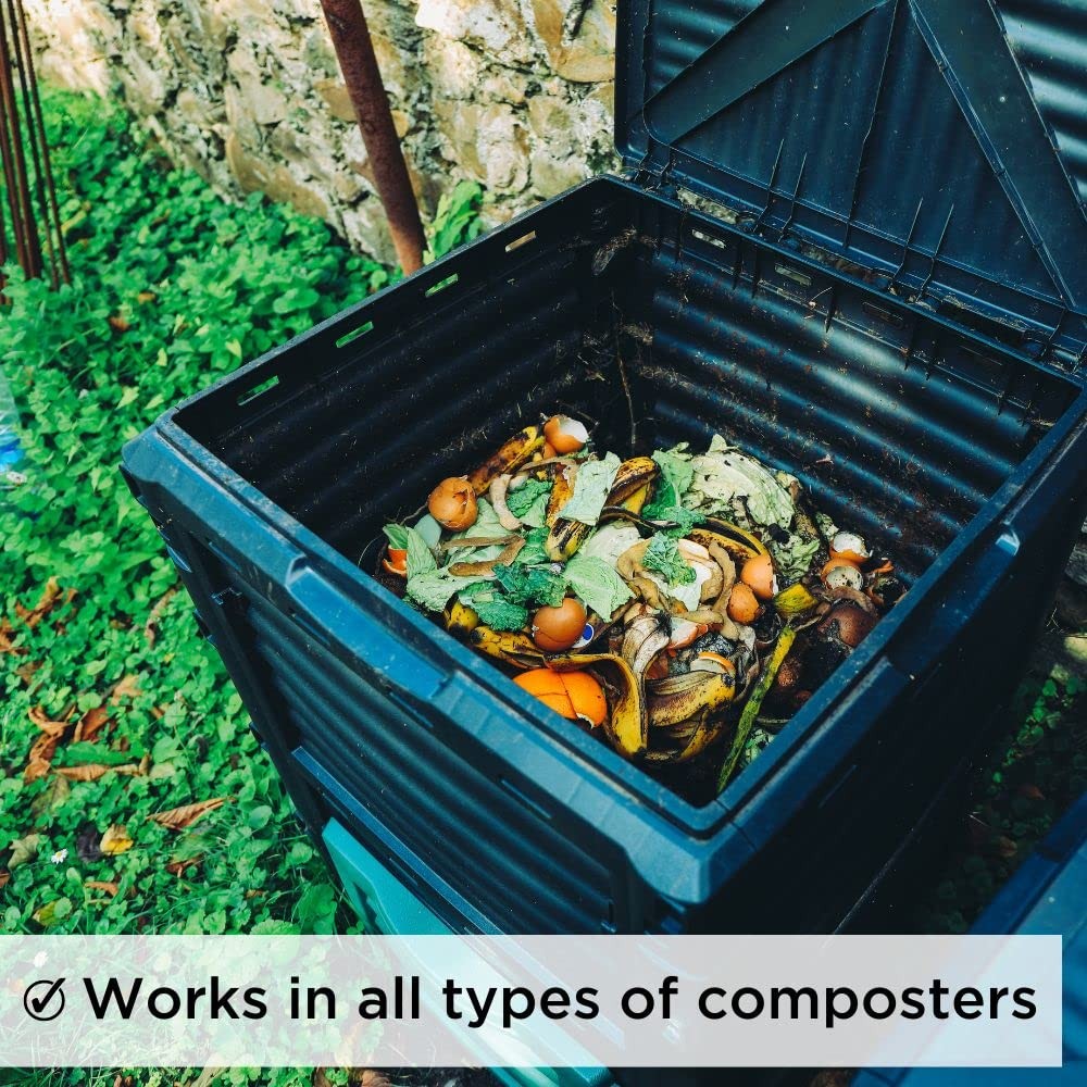Compost Accelerator 100x Concentrate | Fast-Acting Microbe Blend for Bins